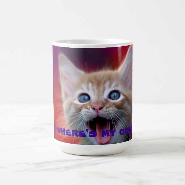 funny cat mug (Center)