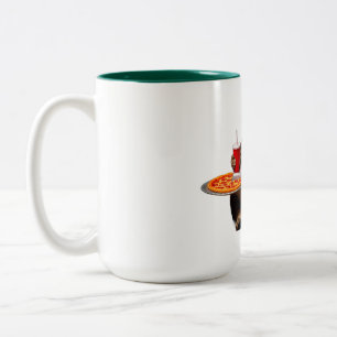 Funny Cat Mug – Pizza Lover Gift Coffee Cup