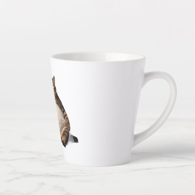 Funny Cat Mug – Pizza Lover Gift Coffee Cup (Right)