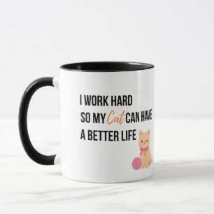 Funny Cat Mum Aesthetic Design Mug