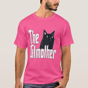Funny Cat Mum Catmother Cute Black Cat Mother Kitt T-Shirt