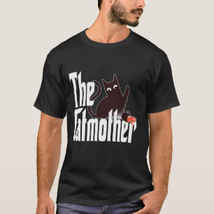 Funny Cat Mum Catmother Evil Black Cat Mother Kitt T-Shirt