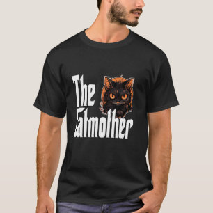 Funny Cat Mum Catmother Evil Black Cat Mother Kitt T-Shirt