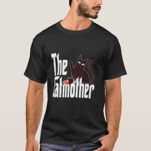 Funny Cat Mum Catmother Evil Black Cat Mother Kitt T-Shirt