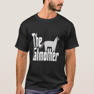Funny Cat Mum Catmother Geometric Cat Mother Kitty T-Shirt