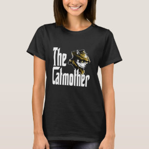 Funny Cat Mum Catmother Samurai Cat Mother Kitty M T-Shirt
