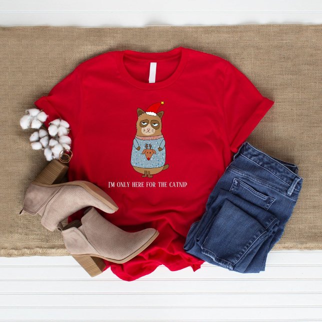 Funny Cat Mum Christmas T-Shirt (Creator Uploaded)