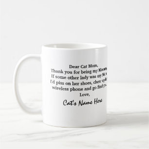 Funny Cat Mum gift from Cat mugs