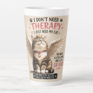 Funny Cat Mum Latte Mug