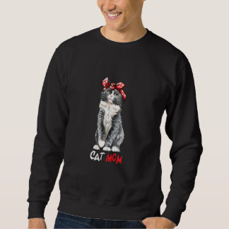 Funny Cat Mum Sweatshirt