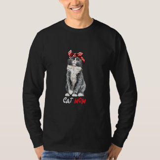 Funny Cat Mum T-Shirt