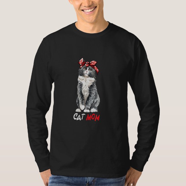 Funny Cat Mum T-Shirt (Front)
