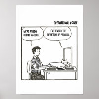 Funny Cat Office Work Humour Corporate Cartoon