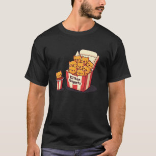 Funny Cat Owner Kitten Nuggets Food Pun Cat Lover T-Shirt