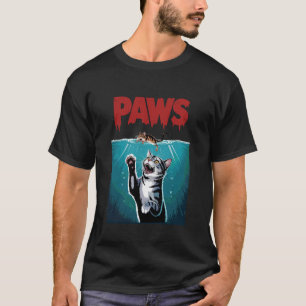 Funny Cat Parody Mouse Humourous Cat Chasing Mouse T-Shirt