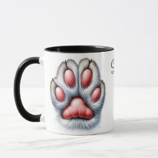Funny Cat Paw Coffee Mug