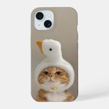 Funny Cat Phone Case – iPhone 15 Slim Fit Case