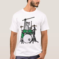 Funny Cat Playing Drums, Cat Drummer, Drummer Gift
