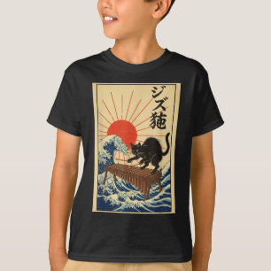 Funny Cat Playing Xylophone Jazz Musician T-Shirt
