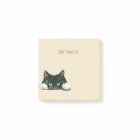 funny cat post it notes black cat