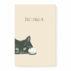 funny cat post it notes black cat