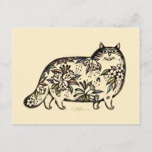 Funny Cat Postcard