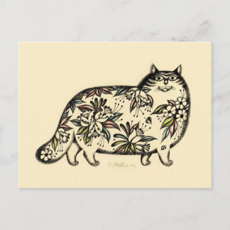 Funny Cat Postcard