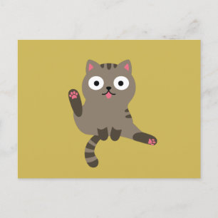Funny Cat Postcard