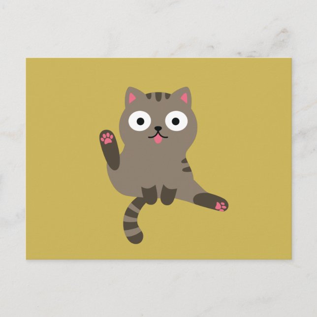 Funny Cat Postcard (Front)