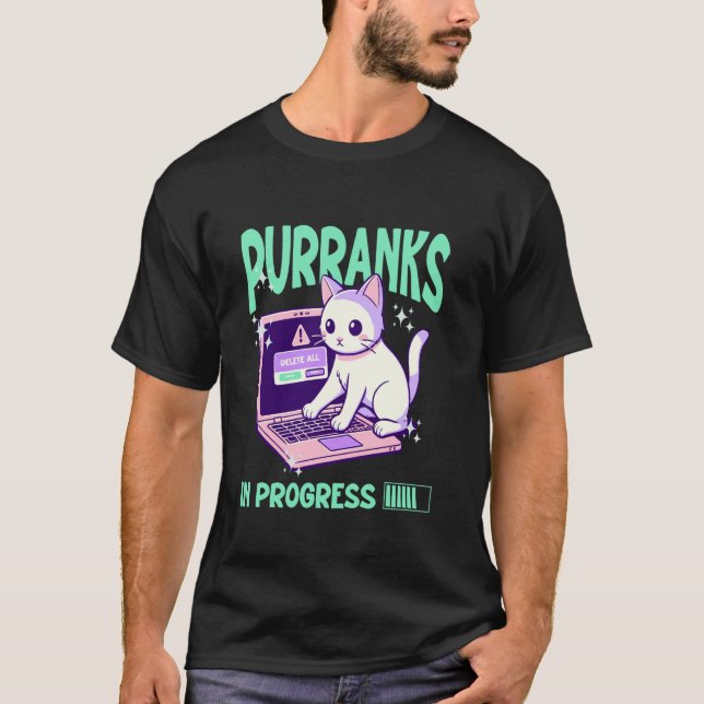 funny cat prank april fool's day 2025 T-Shirt (Front)