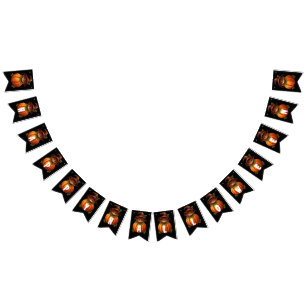 FUNNY CAT PUMPKIN HAPPY HALLOWEEN BUNTING