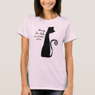 Funny Cat Quote Minimalist Pet Lover Humor T-Shirt