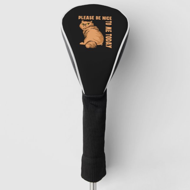 Funny Cat Quote Tomcat nice Design  Golf Head Cover (Front)