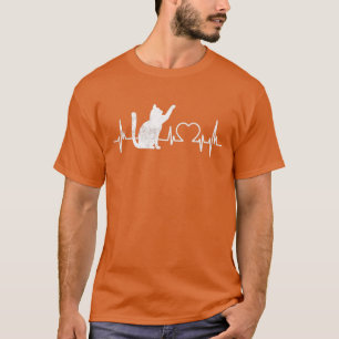 Funny Cat s for Women - Meowy Cute Cat Lover Heart T-Shirt