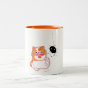 Funny cat series service table mug by ORDesigns.