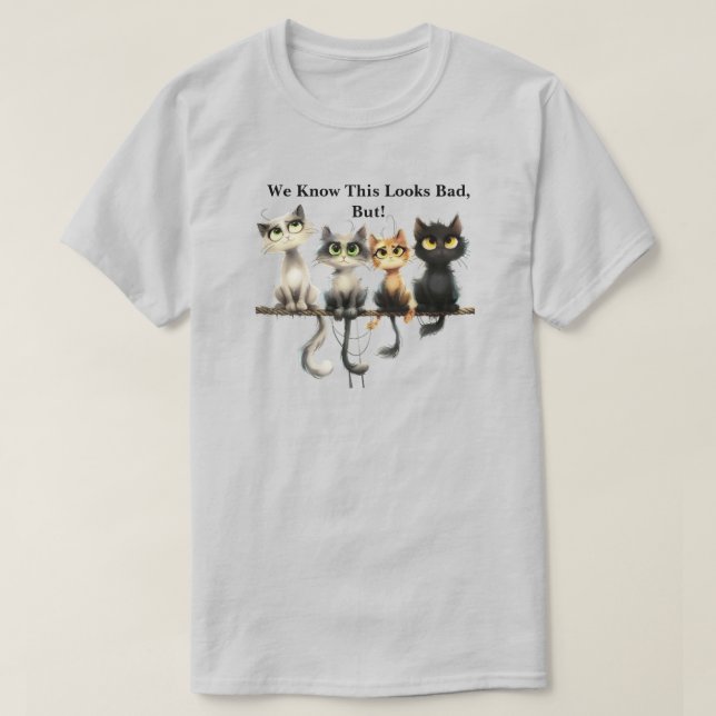 Funny Cat Shirt (Design Front)