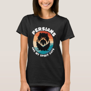 Funny Cat Spirit Animal Persian Cat T-Shirt