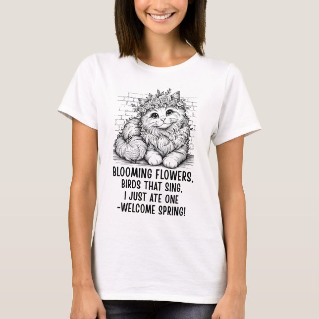Funny Cat Spring Shirt (Front)