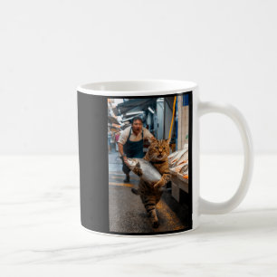 Funny Cat Stealing Fi-shirt Coffee Mug