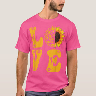 Funny Cat Sunflower Gifts For Cat Lovers, Cat Mom, T-Shirt