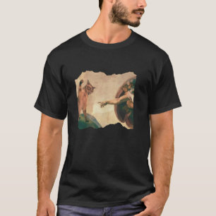 Funny Cat Swatting God's Hand Parody Cat The Divin T-Shirt