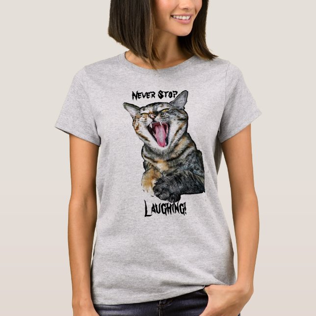 Funny Cat! T-Shirt (Front)