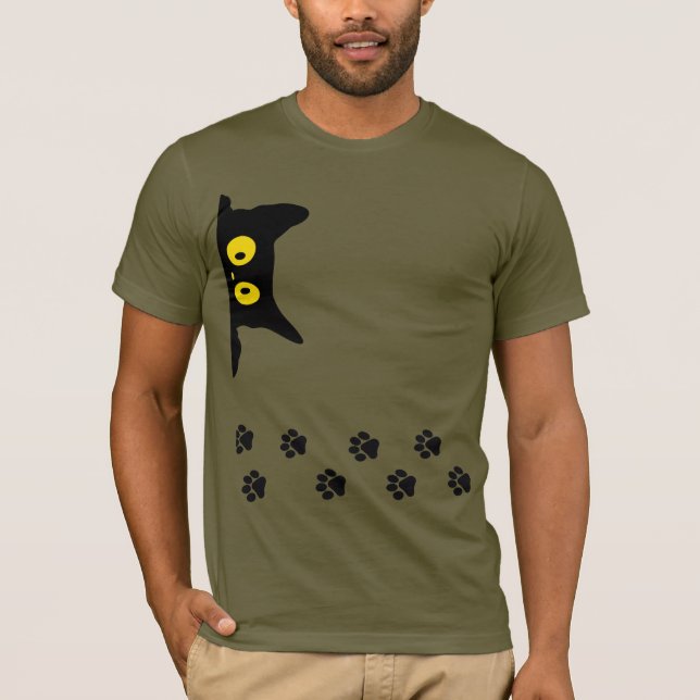 funny cat T-Shirt (Front)