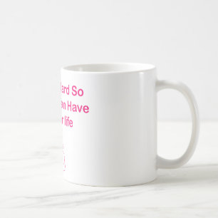Funny Cat T-Shirt – I Work Hard So My Cat Can Have Coffee Mug