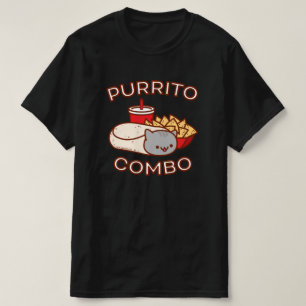 Funny Cat T-Shirt - PURRITO Combo