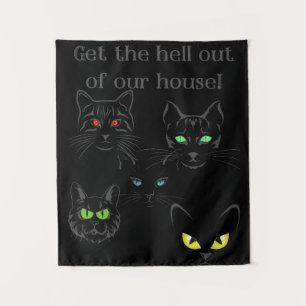 Funny Cat Tapestry