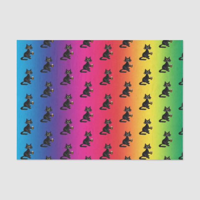 Funny Cat Tissue Paper (Front)