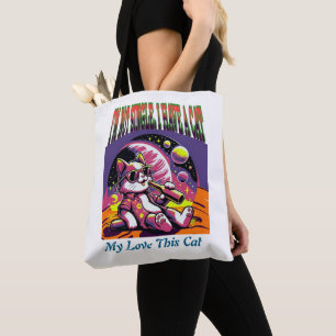 Funny Cat Tote Bag – I'm Not Single I Have a Cat –
