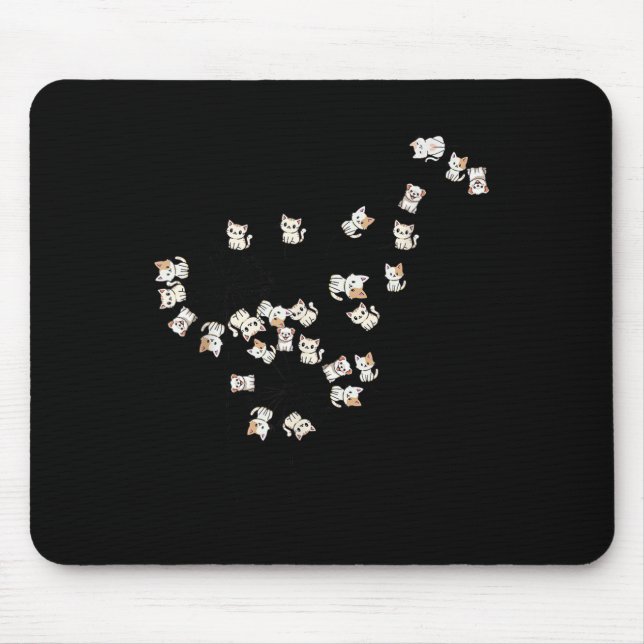 Funny Cat Tree For Men Wome Kids  Mouse Mat (Front)