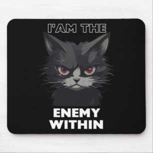 Funny Cat Trump By Funny Vote For Trump Cats 2024 Mouse Mat